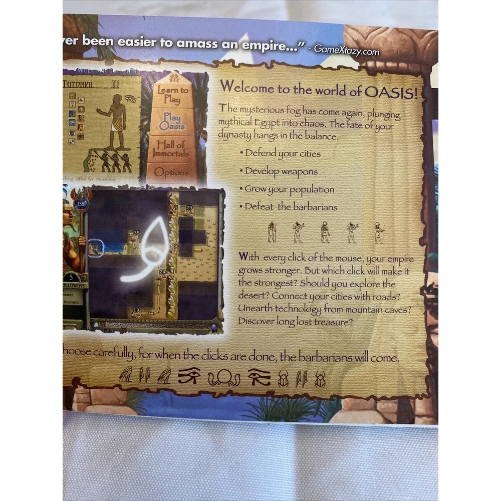 Oasis PC CD-ROM Puzzle Game‎ PlayFirst Vintage Y2K Windows CD Complete